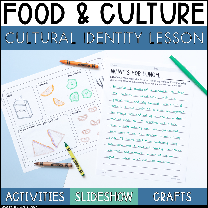 Foods around the World Activities with Food Craft - Food Around the World Slides