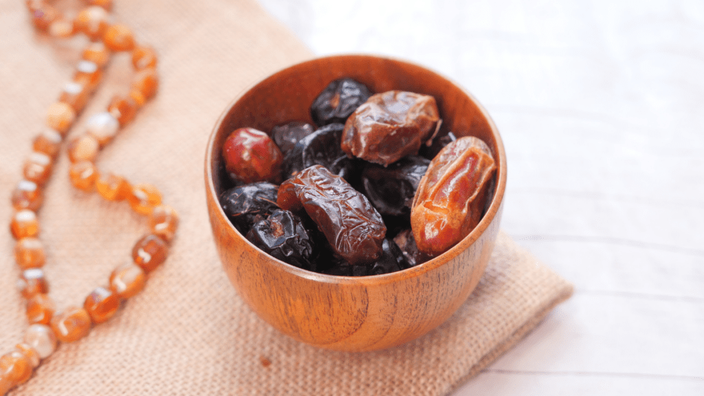 Bowl of dates and prayer beads for blogpost about How to Support Students During Ramadan