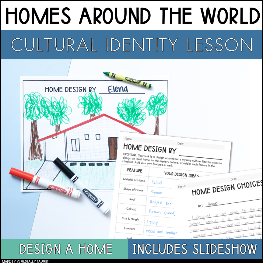 Homes around the World 'What is Culture' Project - All About My Culture Lesson
