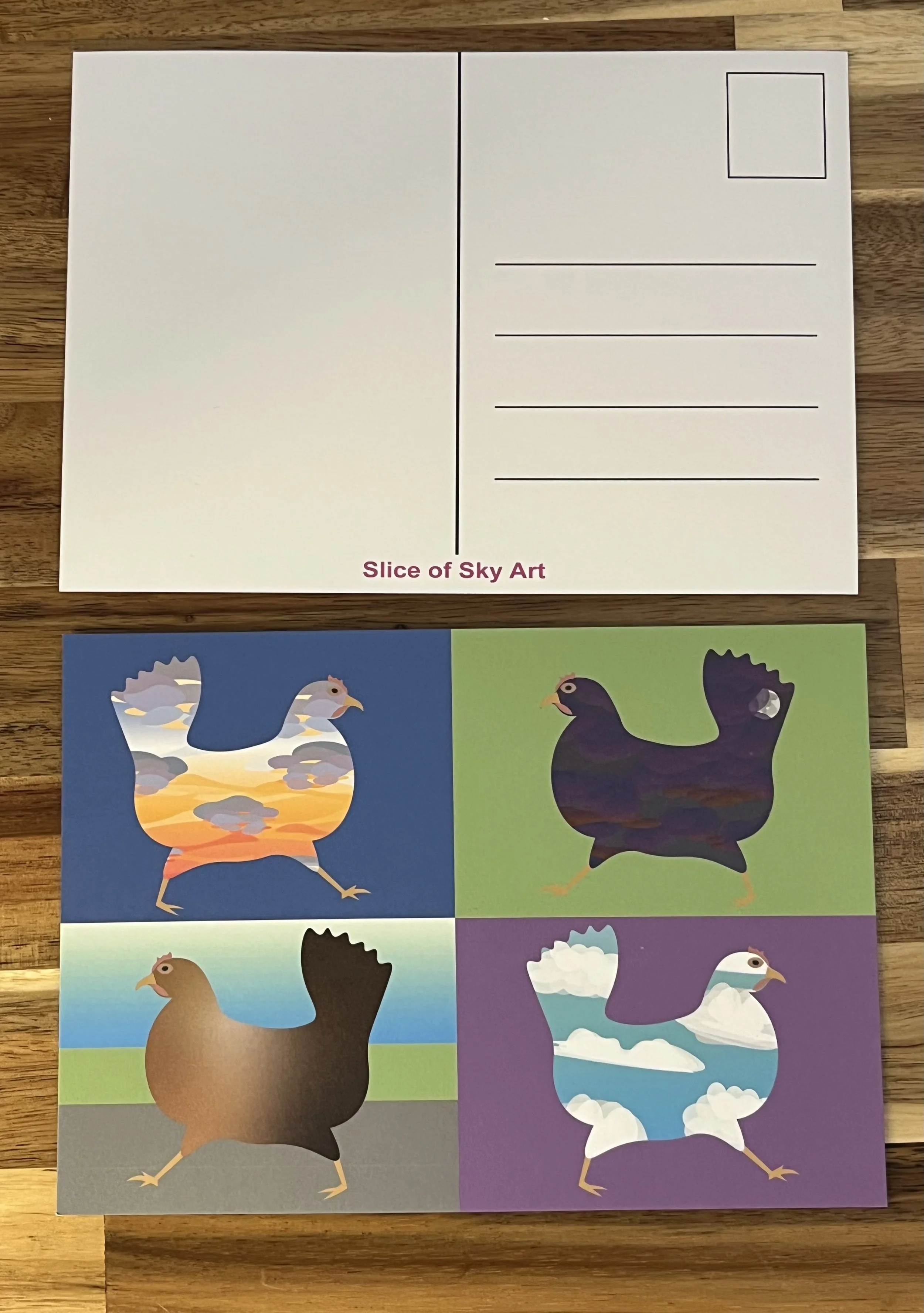 Chicken Postcard: Stationery Edition