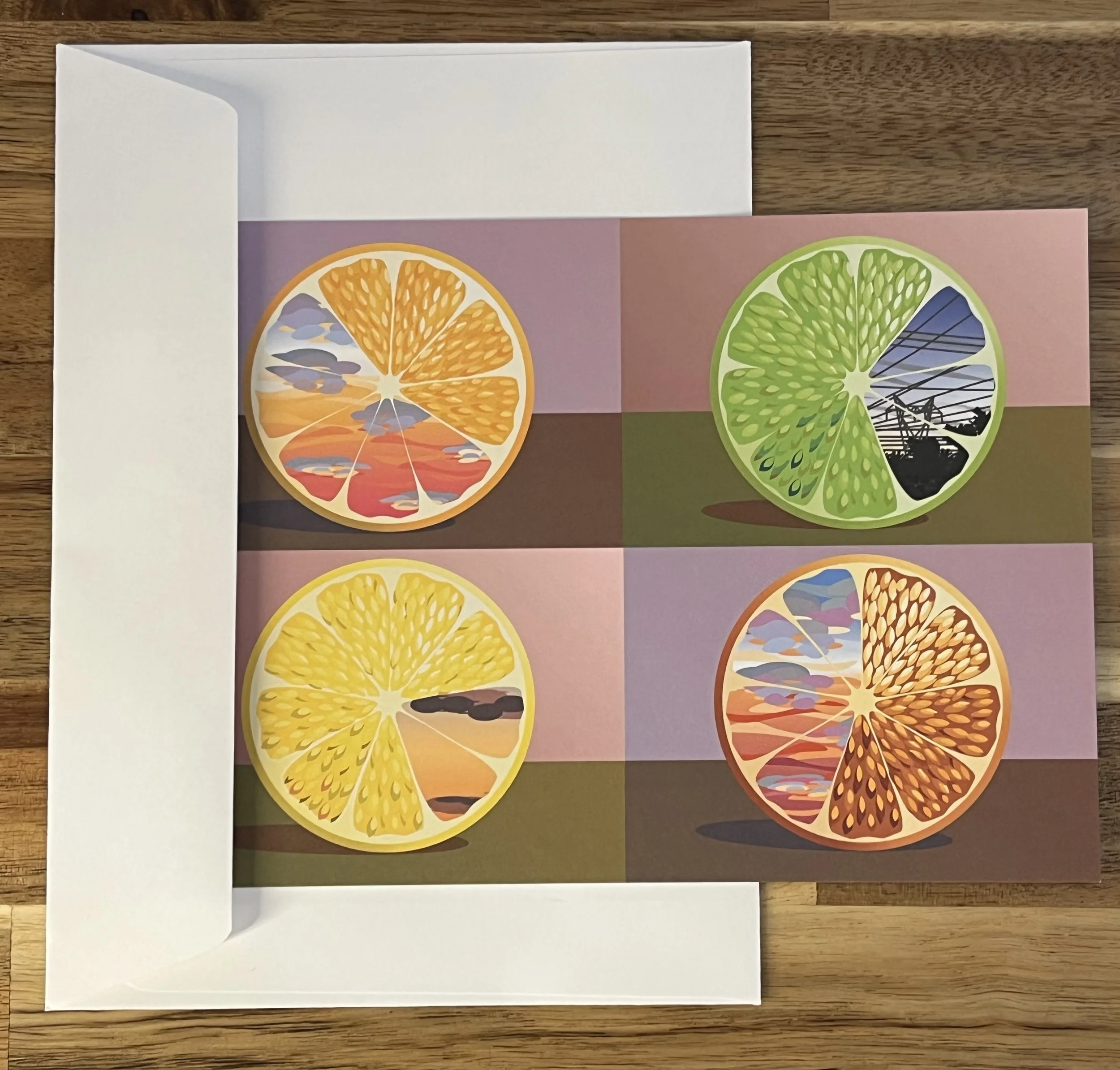 Citrus Postcard: Stationery Edition