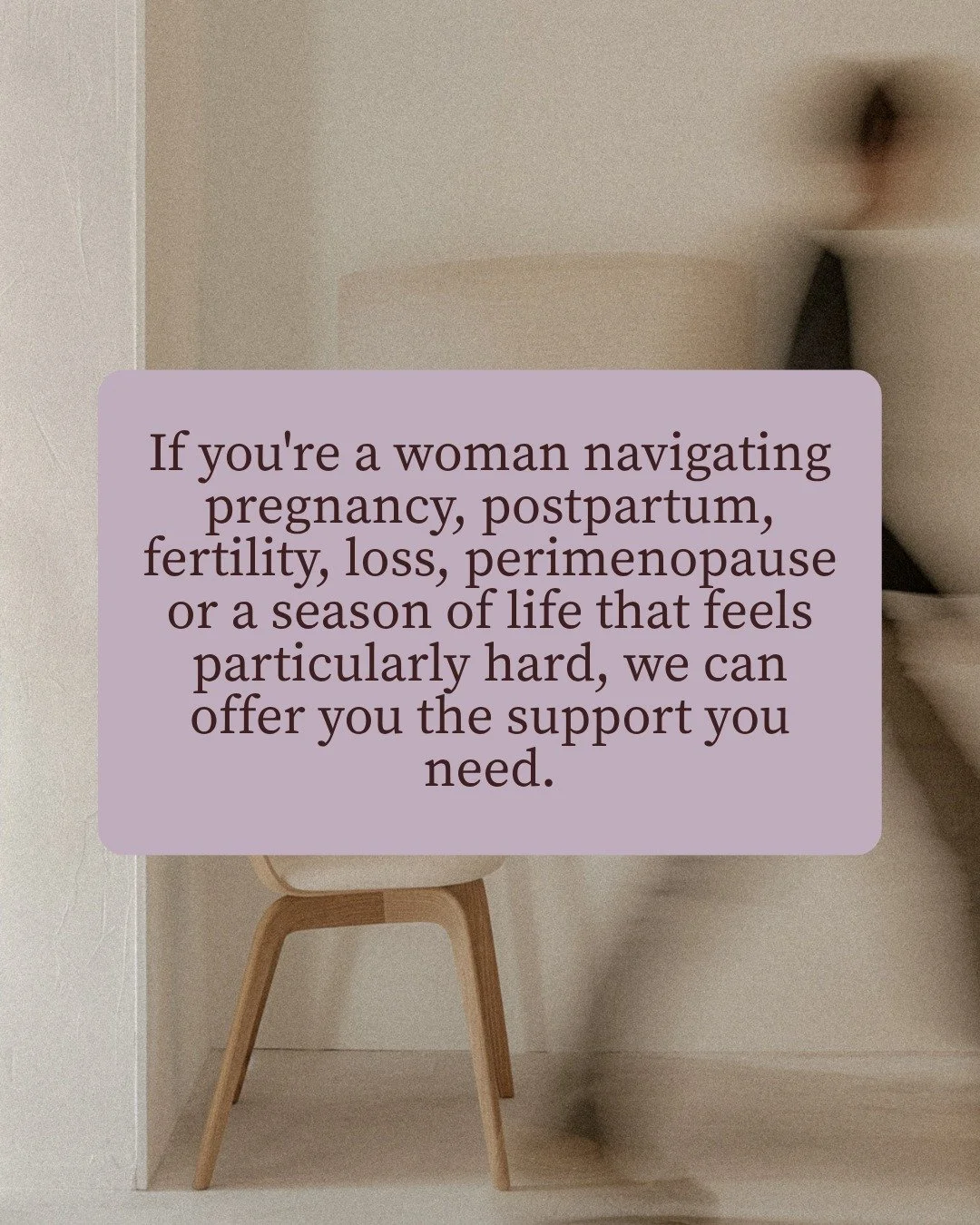 One of the things we hear most often from women who come to WARM is that they spent a long time talking themselves out of asking for help, telling themselves it wasn't bad enough and that they should be able to manage.

So we want to say this clearly