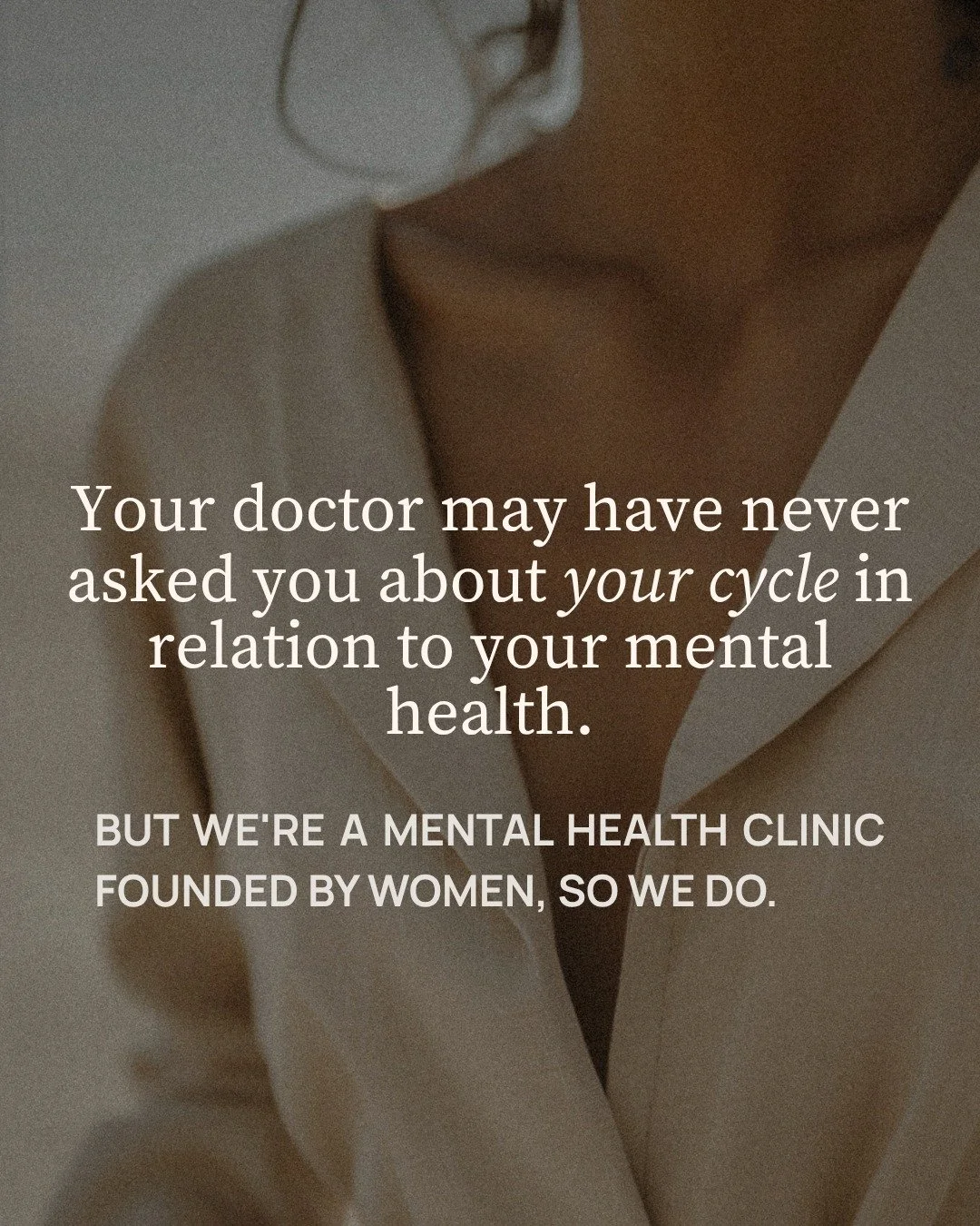 Most women who come to us have usually already received a diagnosis, maybe a prescription, possibly both.

And still, something feels incomplete.

Often it's because the hormonal picture was never part of the conversation. The week of the month, the 