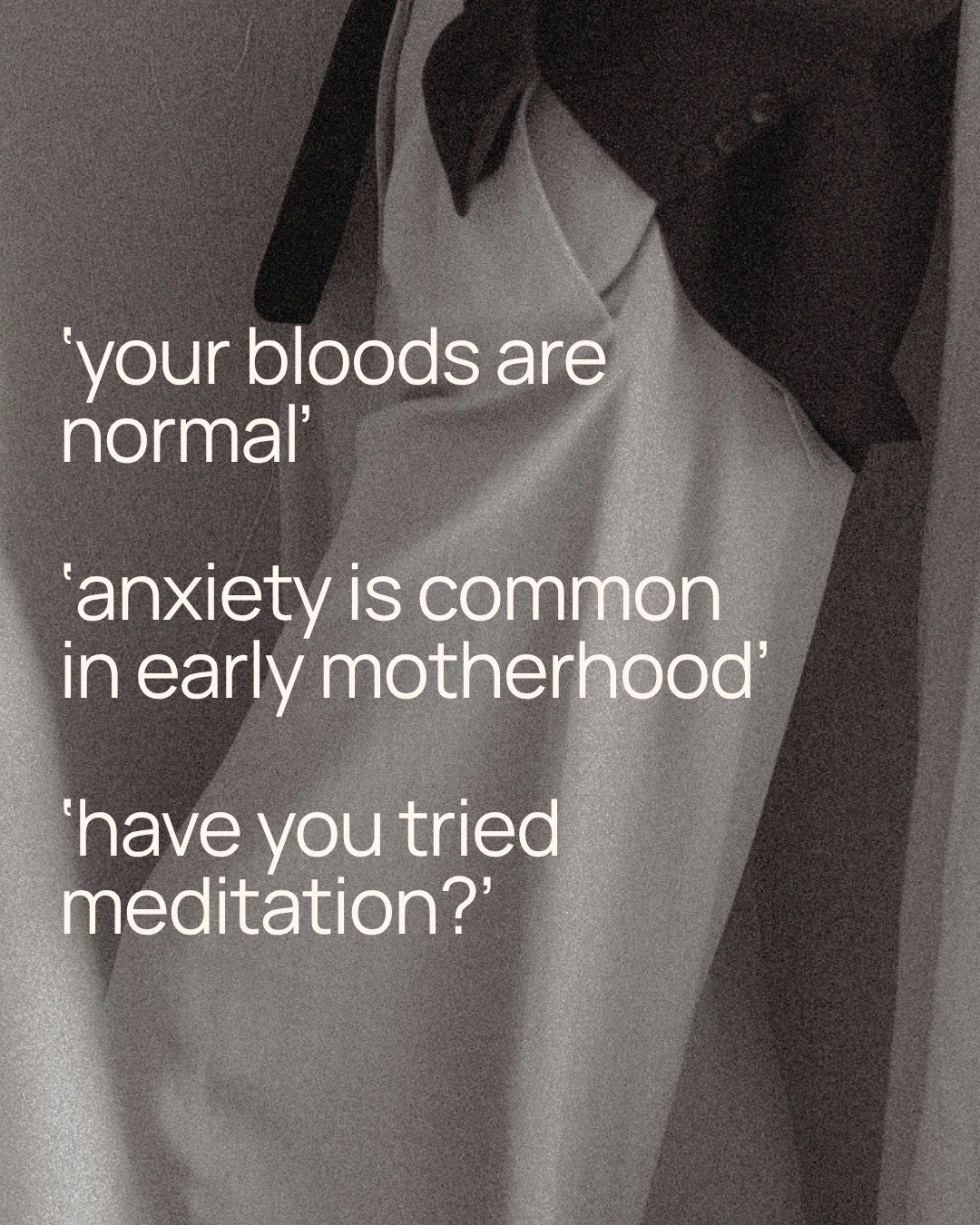 Sometimes you can leave a doctor's appointment feeling like you were given an answer that had nothing to do with your question.

'Your bloods look normal' is a true statement, but it also tells you almost nothing about your hormones, your cycle, your
