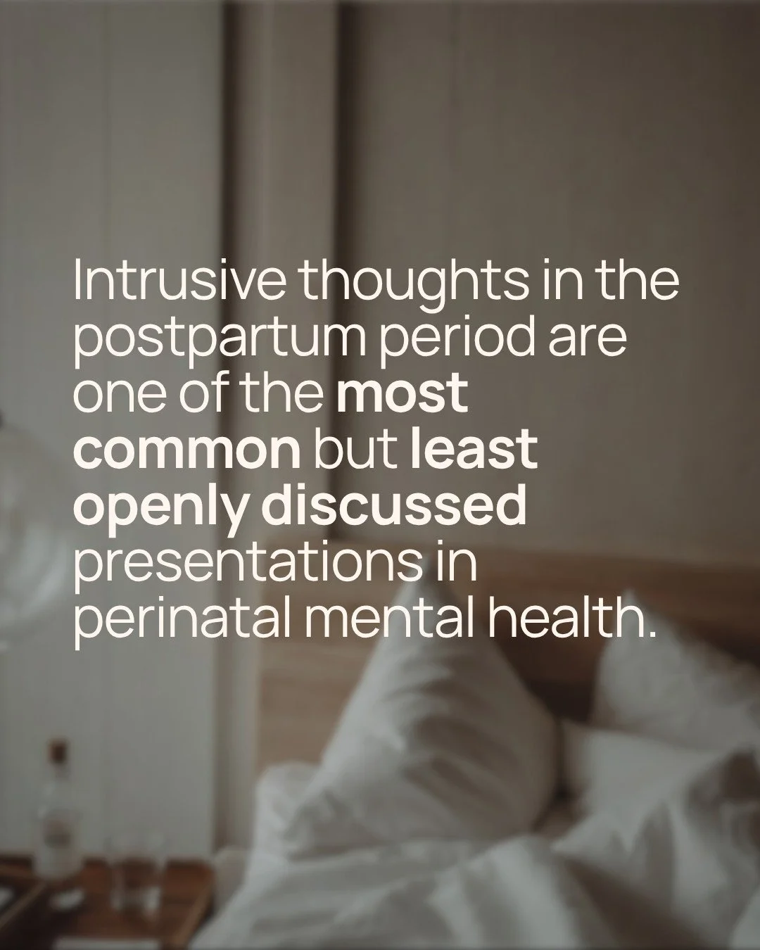 Perinatal OCD and the intrusive thoughts that come with it affects a significant number of women in the postpartum period, yet rarely makes it into open conversation.

This is usually because when a new mother experiences an unwanted, distressing tho