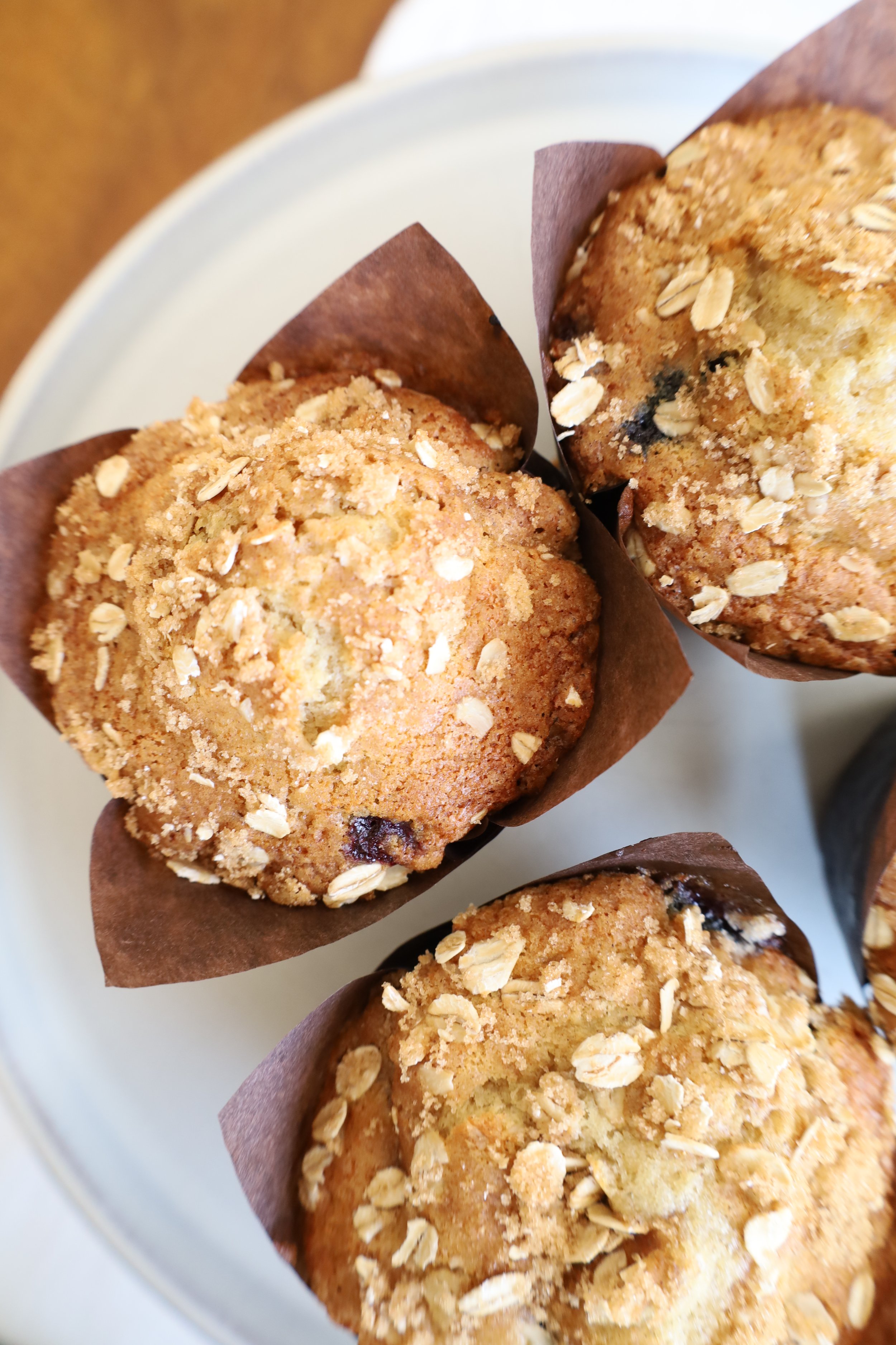 Bakery Style Blueberry Muffins