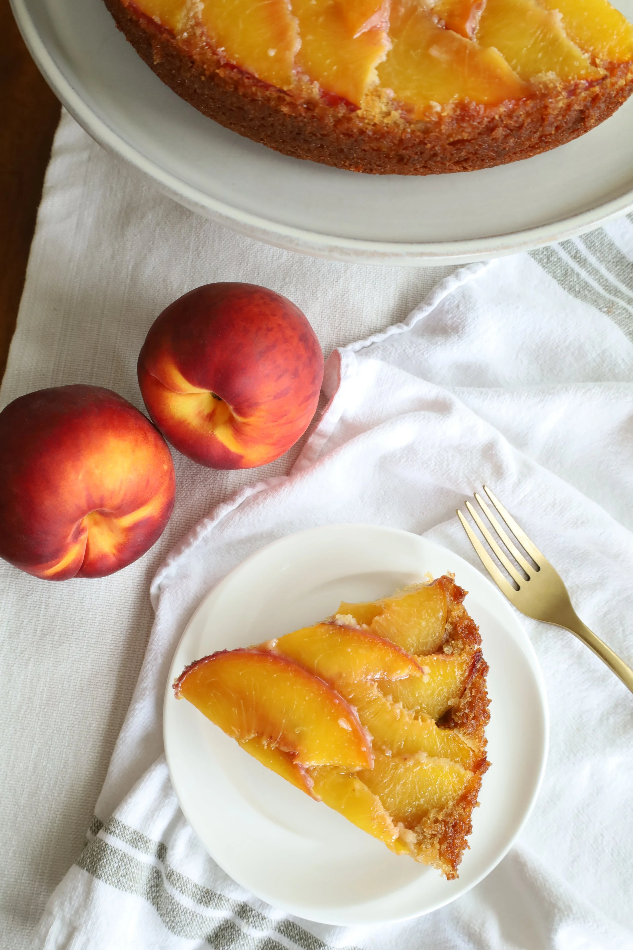 Peach Upside Down Cake