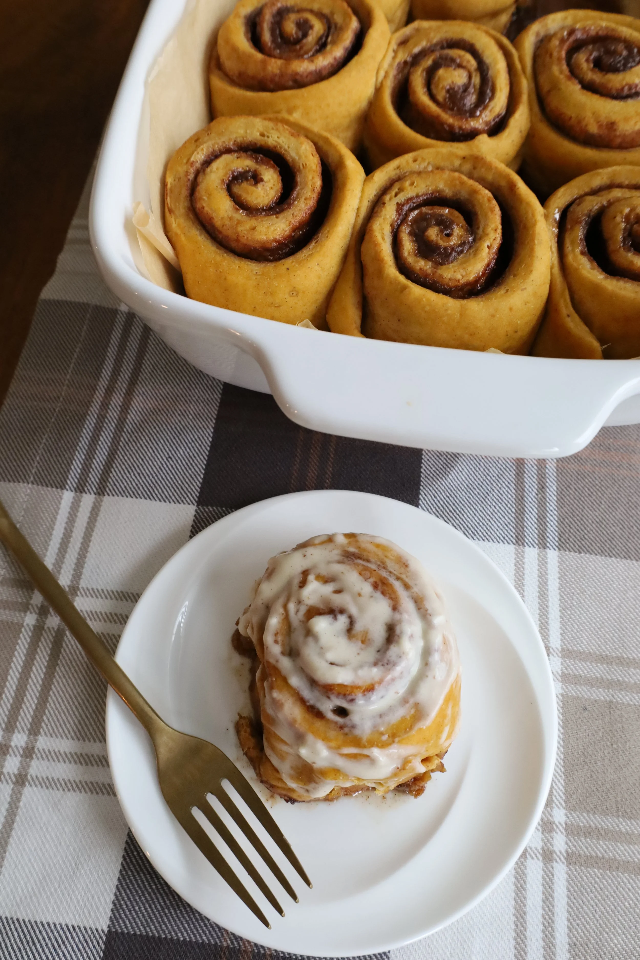 Pumpkin Cinnamon Rolls