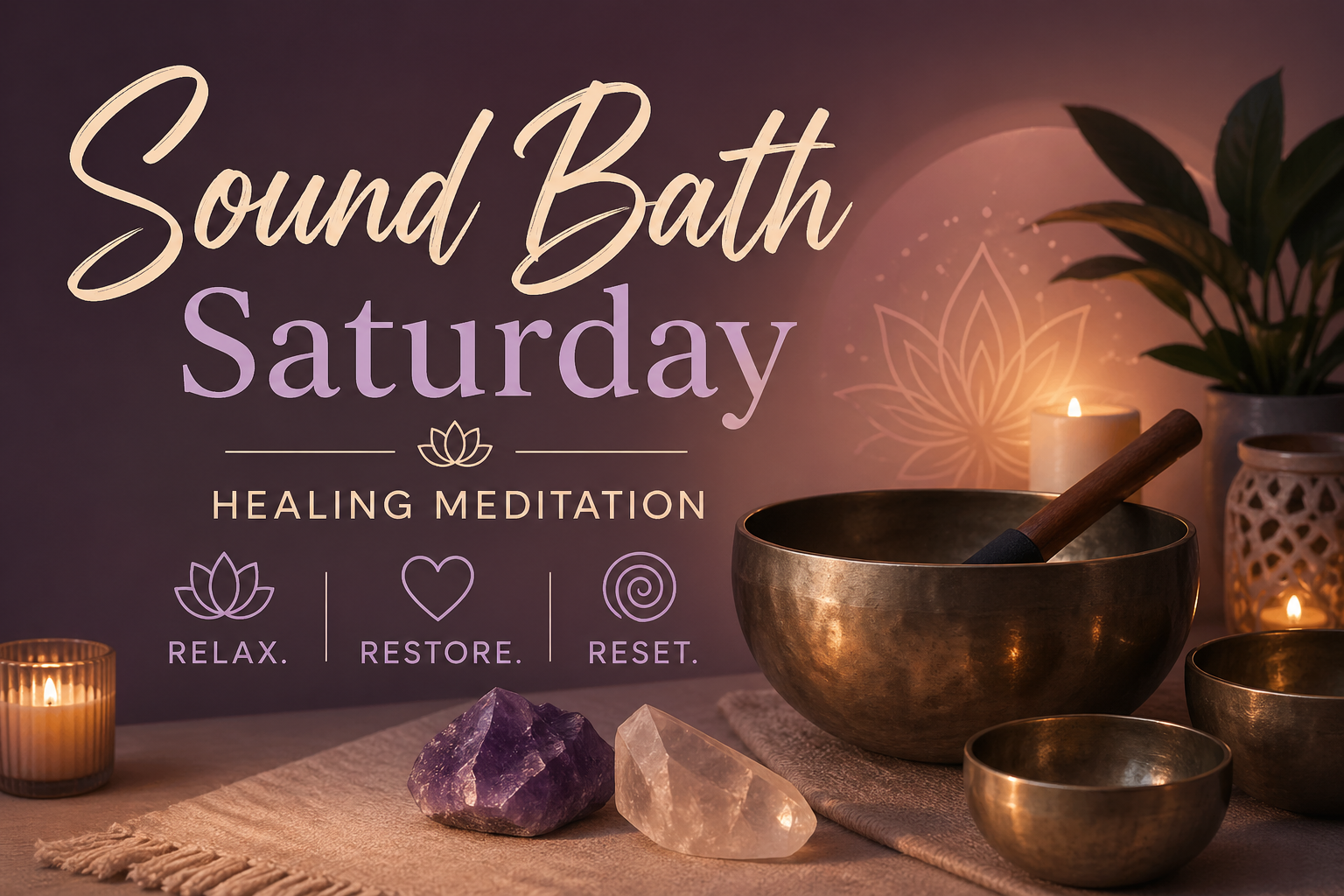 Sound Bath Saturday’s