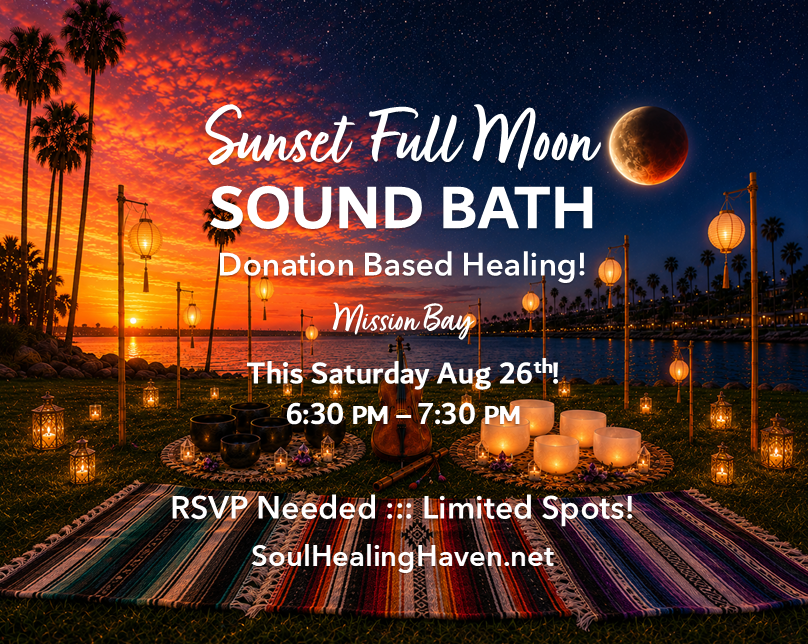 Sunset Full Moon Sound Bath :: Donation Based Free :: Mission Bay