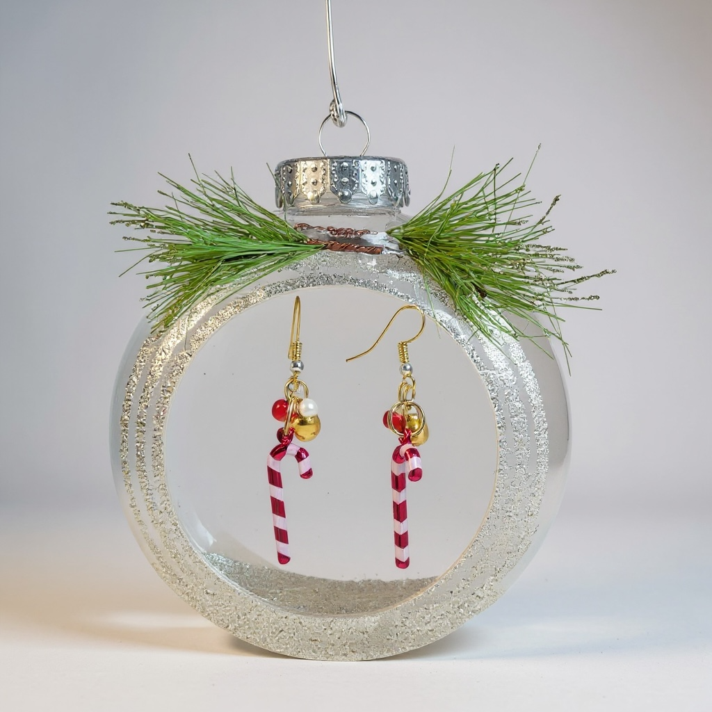 Candy Canes Earrings