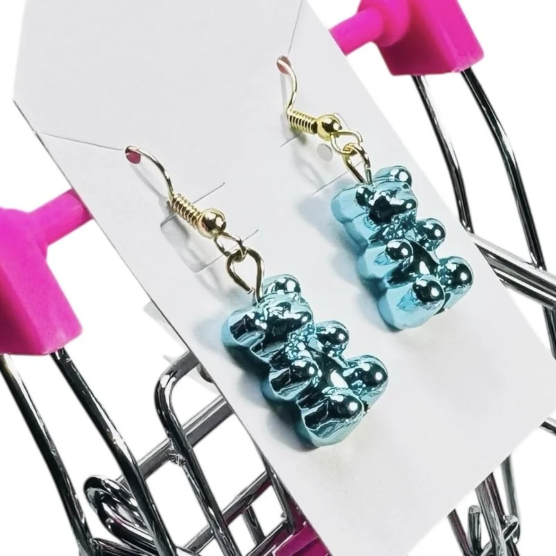 Gummy Bear Earrings (Metallic)
