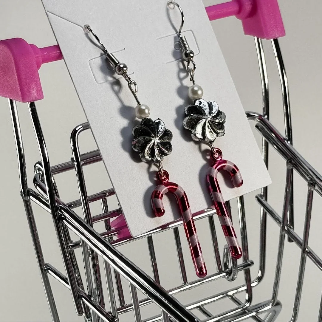 Candy Canes Earrings