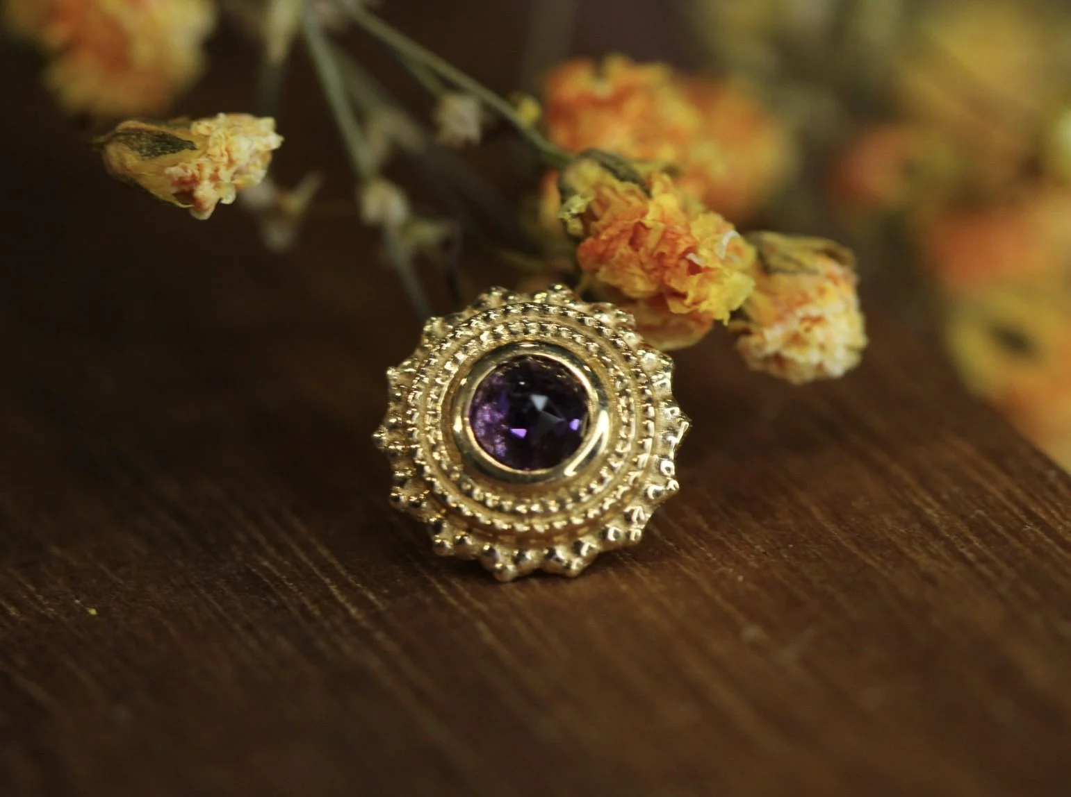 Body Vision Los Angeles ( BVLA )
8mm Afghan with Amethyst Yellow Gold