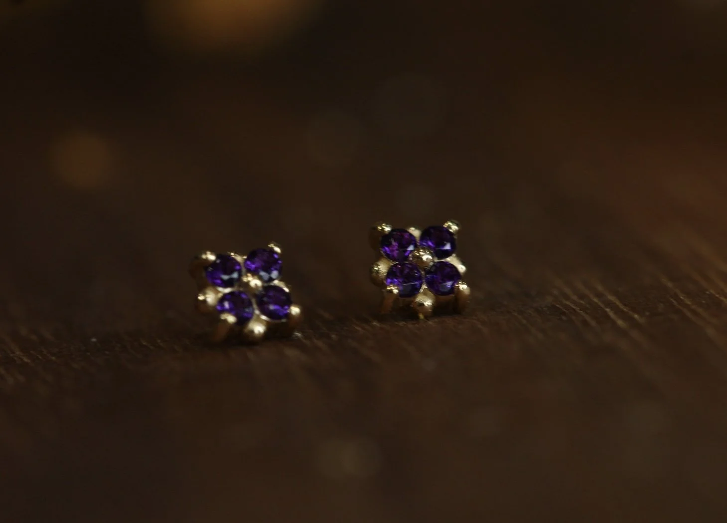 Body Vision Los Angeles ( BVLA )
Yellow gold Reema with Amethyst