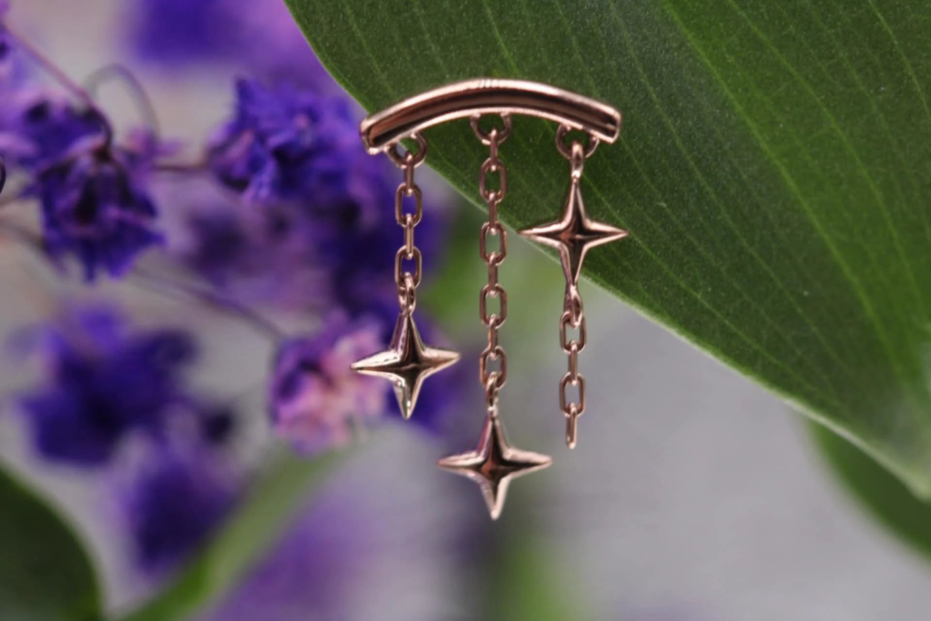 Rose Gold Orion threadless end , Modern Mood