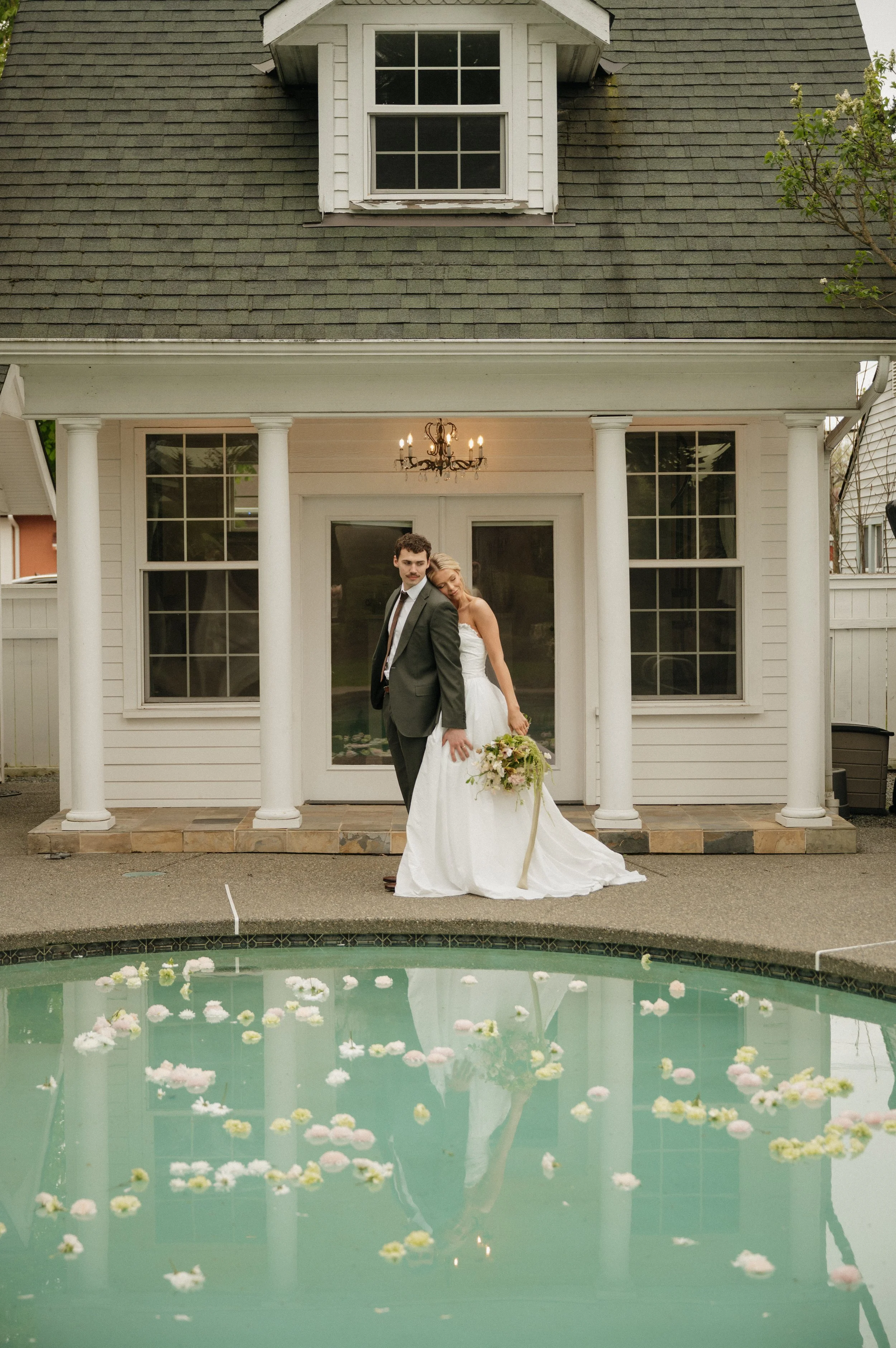 Orting Manor Wedding Photography | Intimate Garden Romance