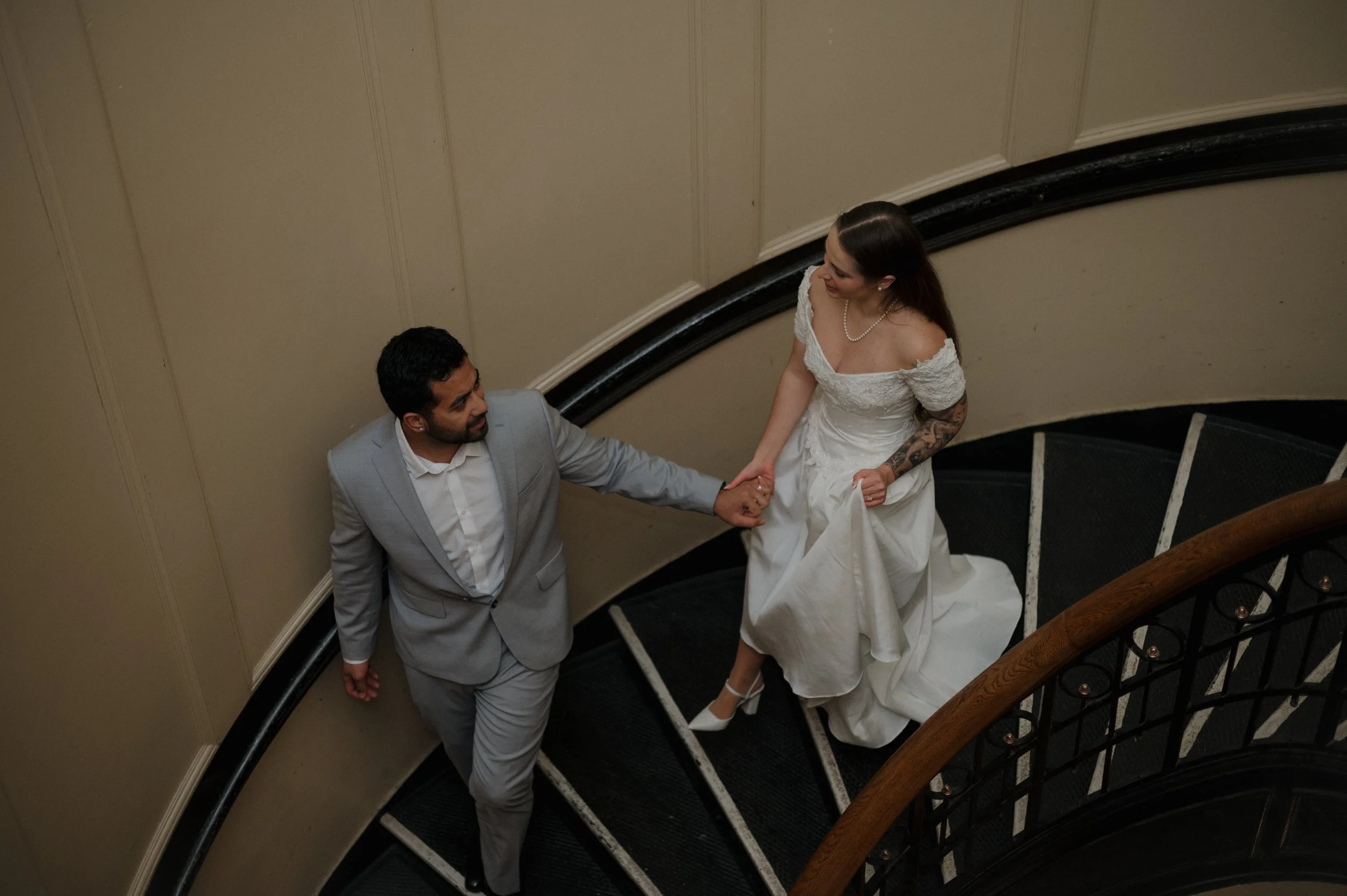 Pacific County Courthouse Elopement: C + T’s Washington Wedding Photo Gallery