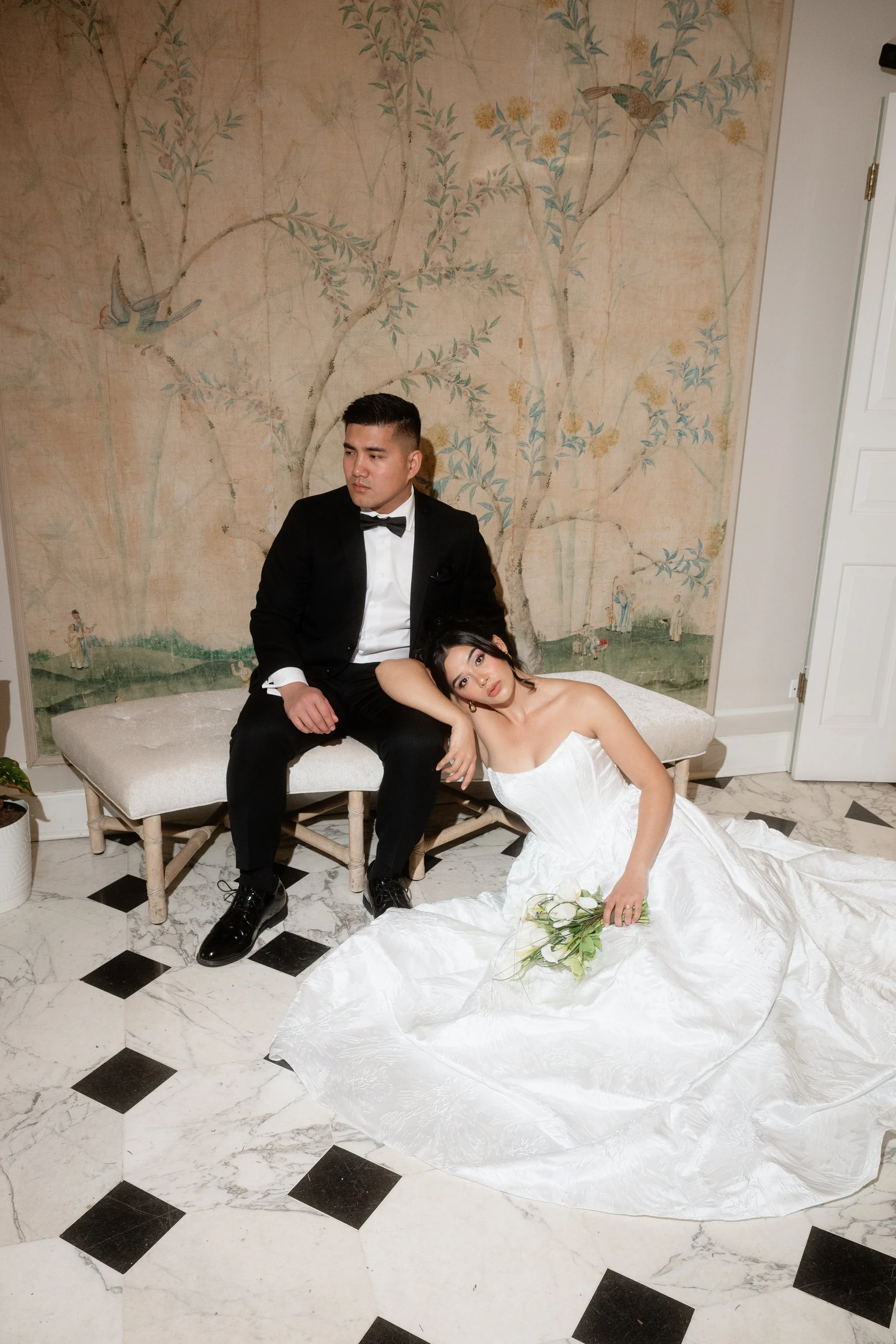 lakewold gardens bridal portrait