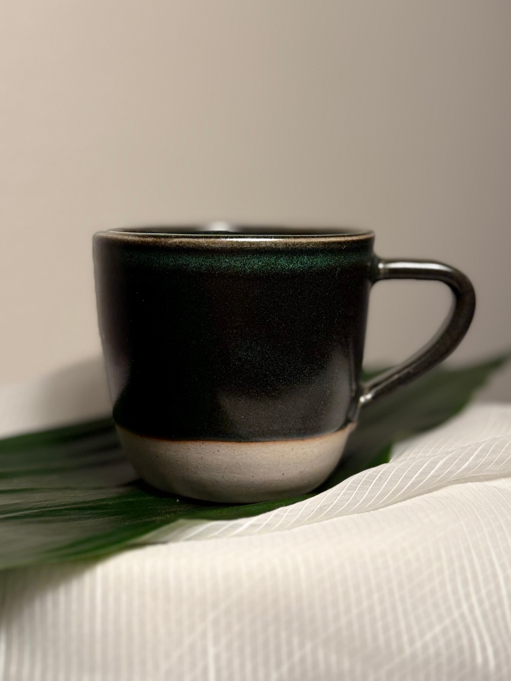 Midnight Forest Ceramic Ritual Mug | ALT Thrifted Vessel  Your Key Wellness