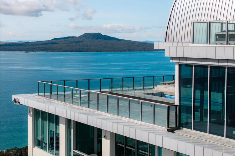Apartment balcony glass