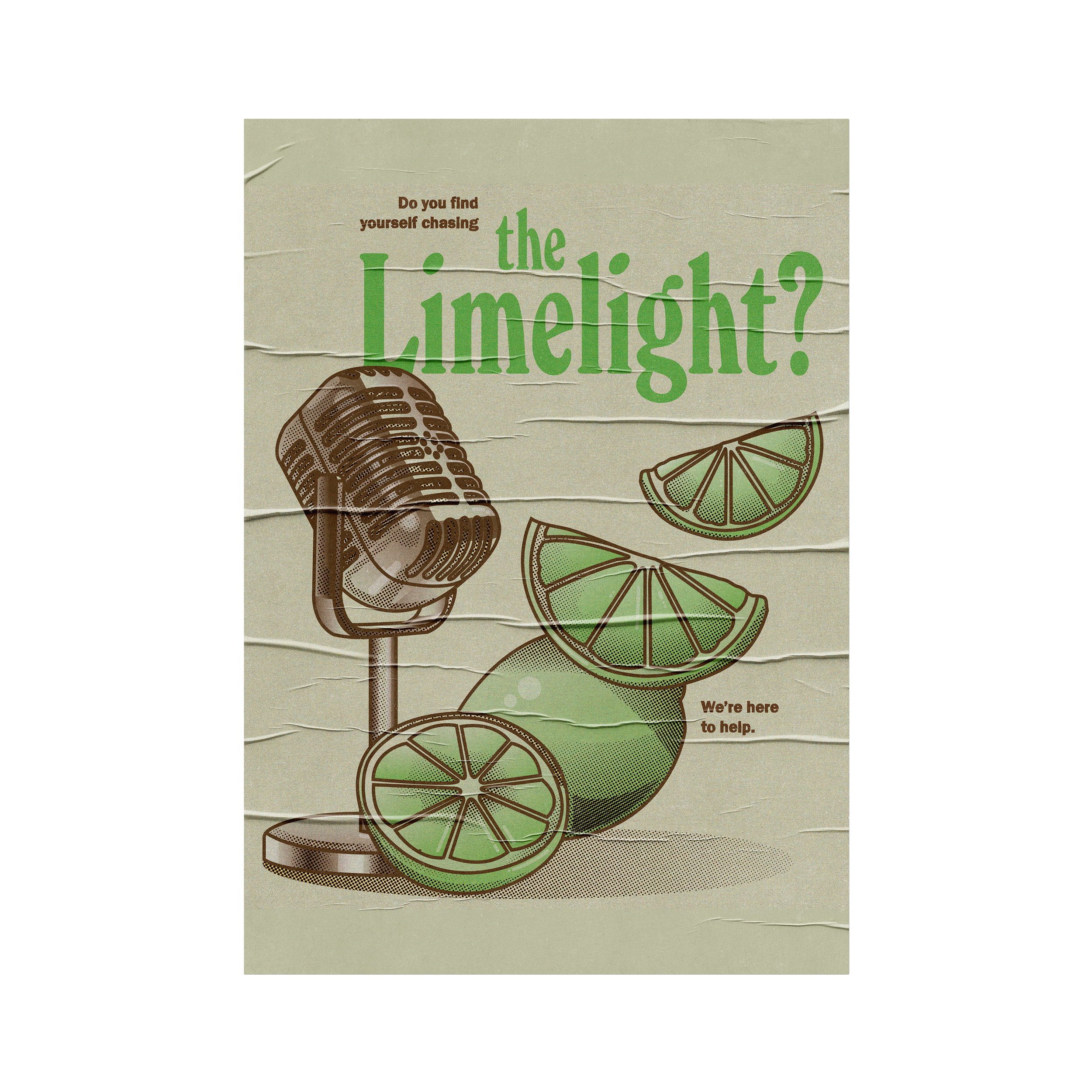 The Limelight Advertisement Poster