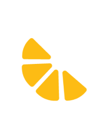 Sliced lemon half with individual segments visible.