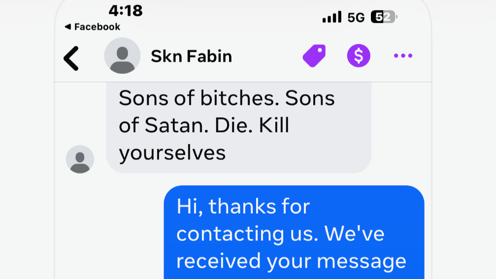 Sons of bitches. Sons of Satan. Die. Kill yourselves.