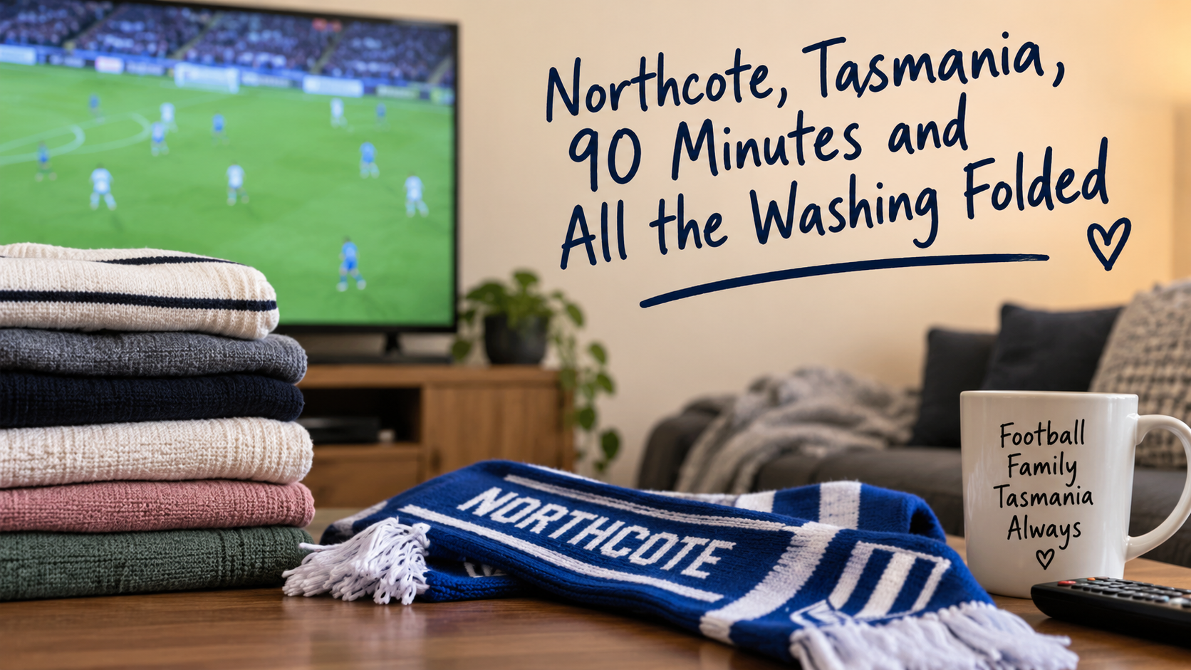 Northcote, Tasmania, 90 Minutes and All the Washing Folded