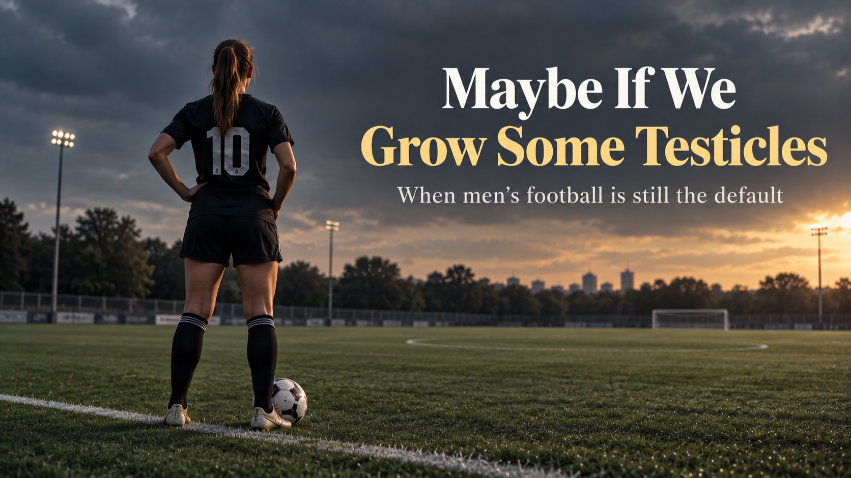Maybe If We Grow Some Testicles