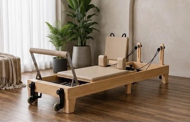 Reformer Pilates Machine Built With Quality Materials for a smooth and quiet workout