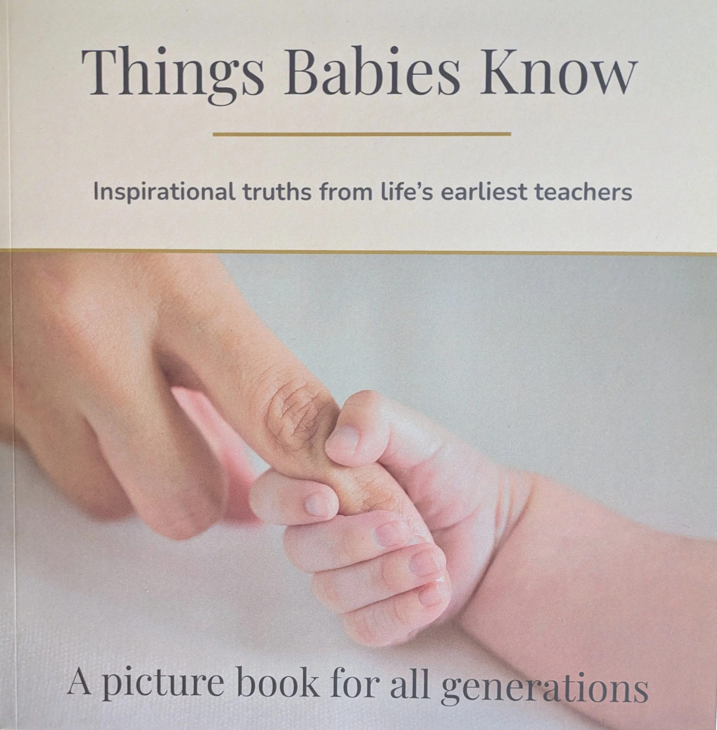 cover of book with baby's hand