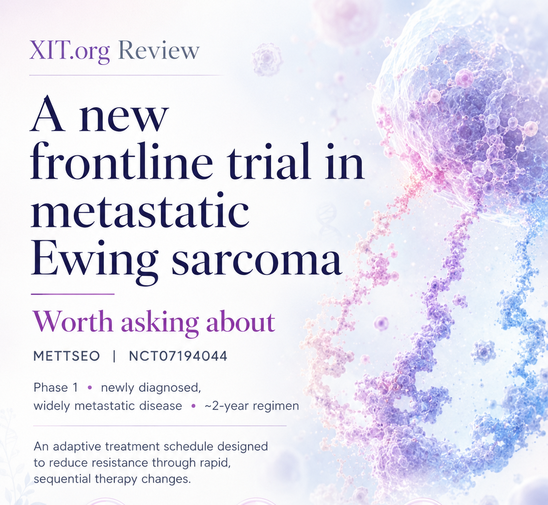 Open Trial: METTSEO for Newly Diagnosed &amp; Widely Metastatic Ewing Sarcoma