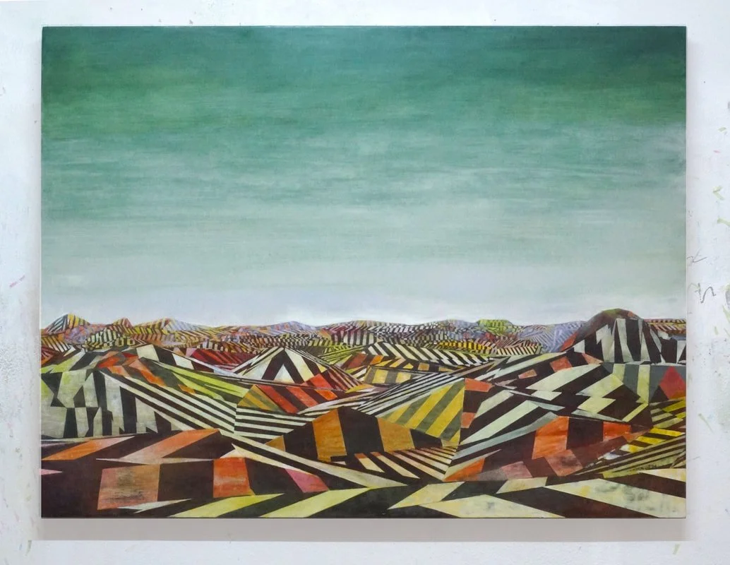 Sweet Turmeric. Oil on panel. 36" X 48" 2022