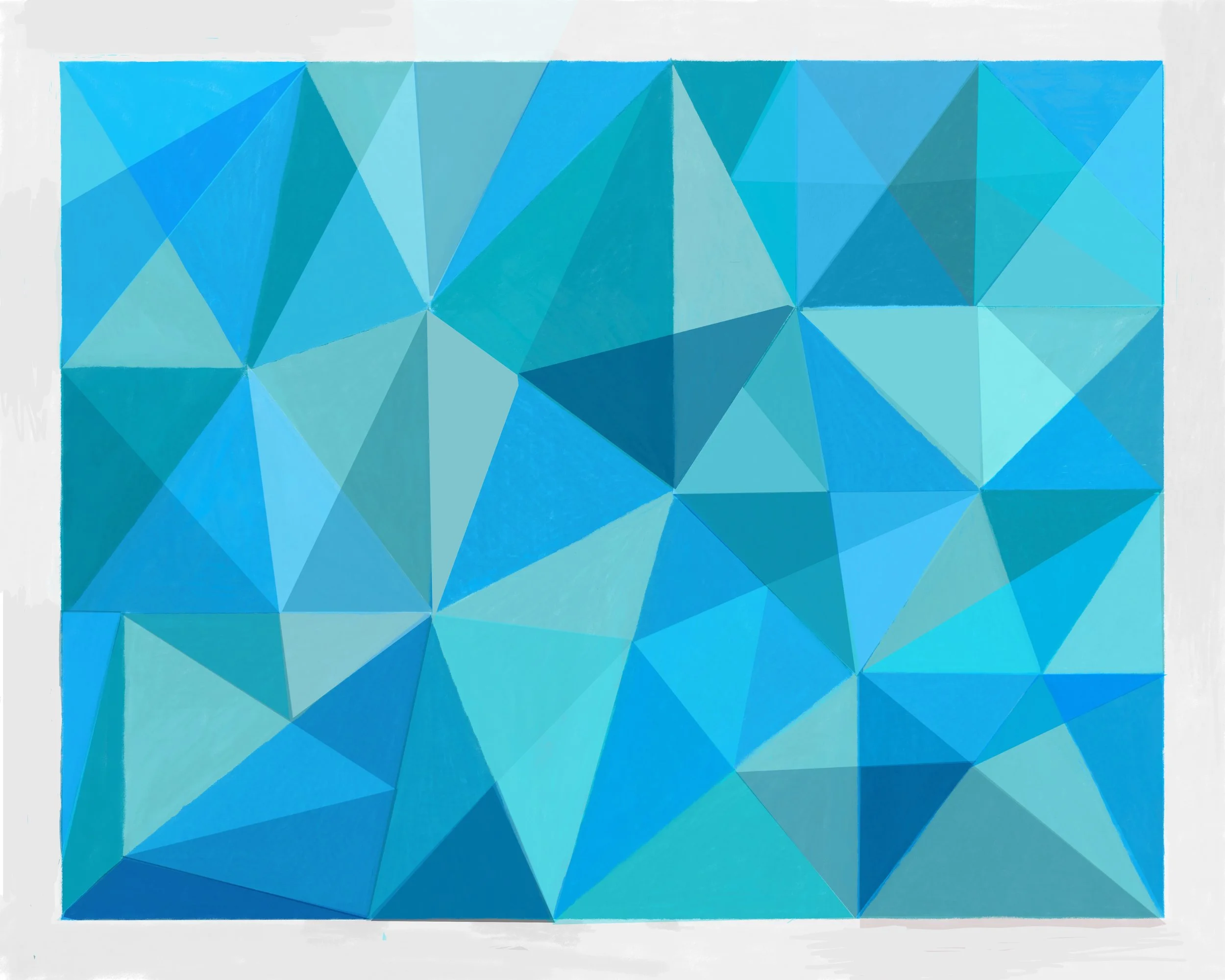 Bluelight. Archival Ink Print on paper. 16" X 20" 2025