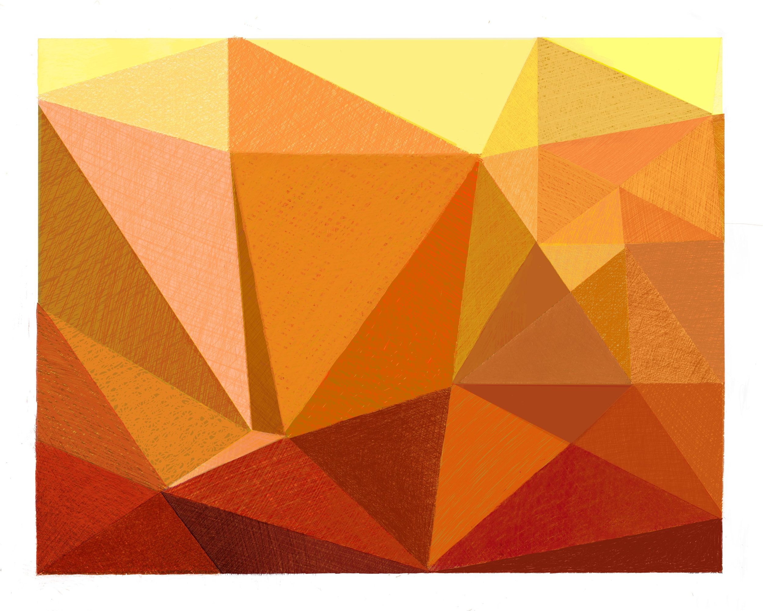 Late Summer. Archival Ink Print on paper. 16" X 20" 2025