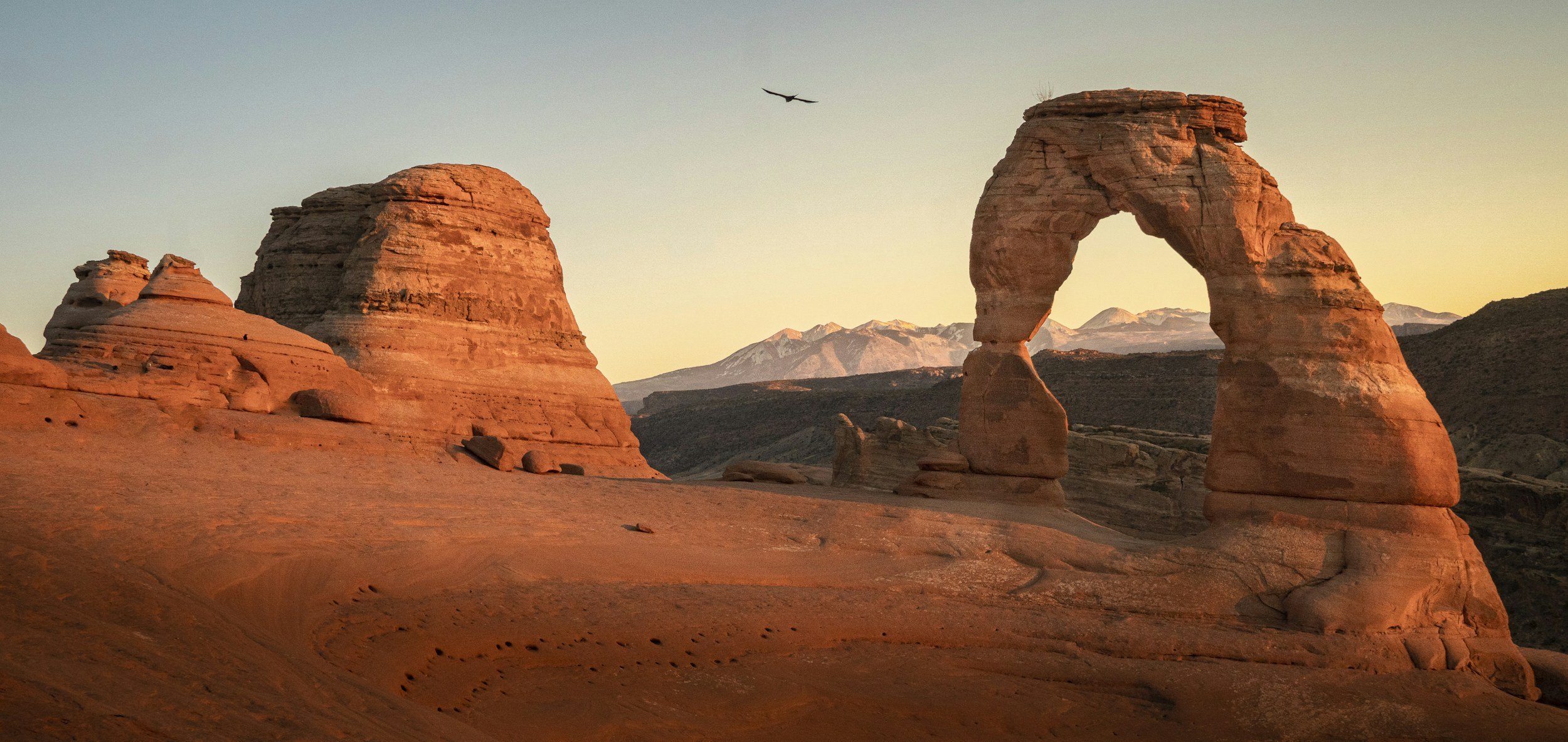 Delicate Arch at sunset - Arches National Park