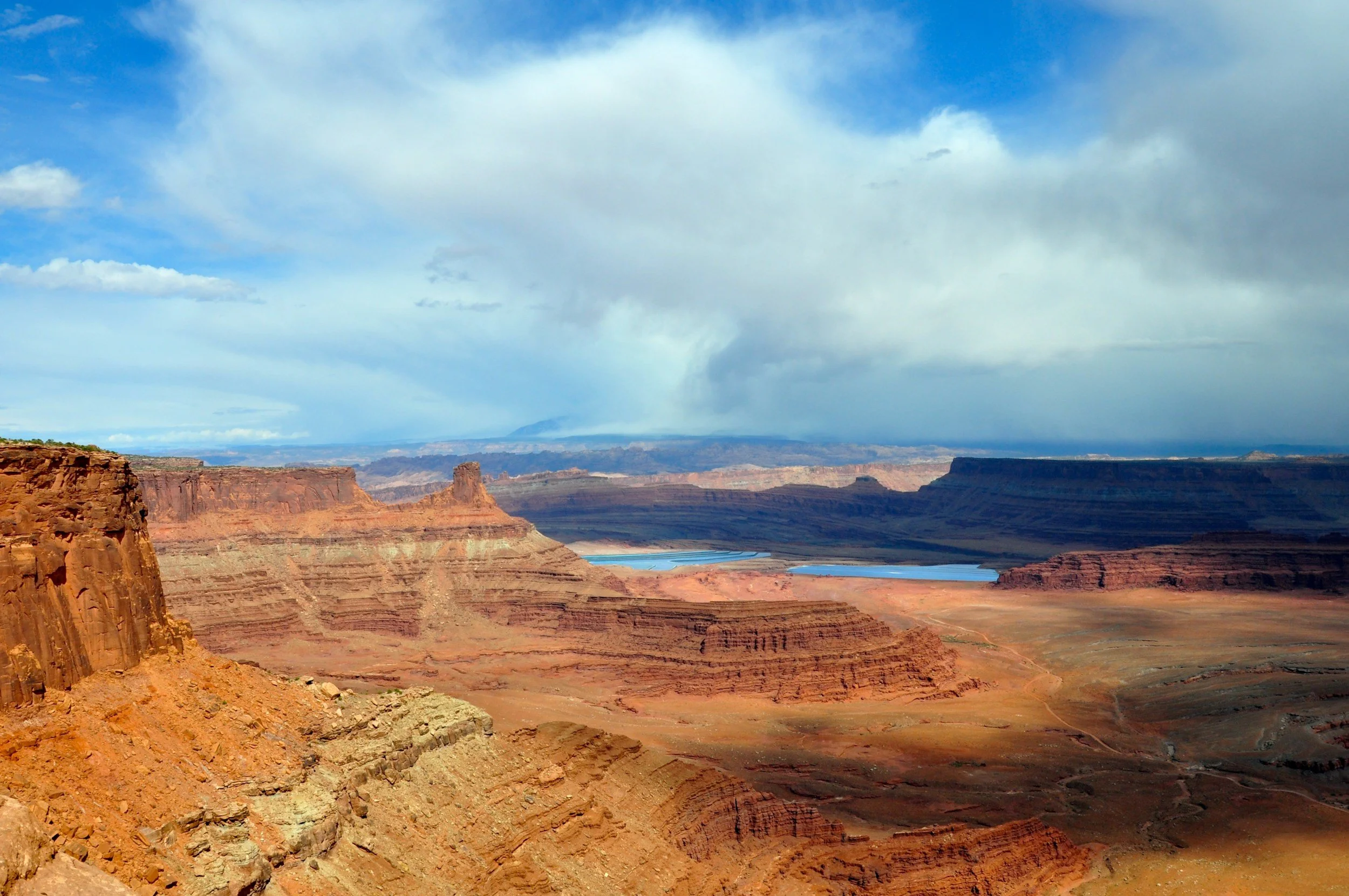 View of the Potash Pools - Dead Horse Point State Park