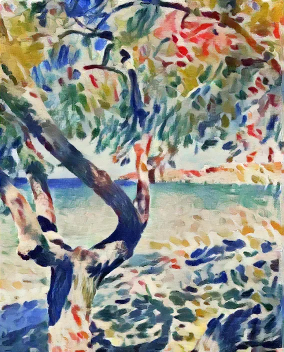 The French Riviera at its best - Artist Nathalie Gensac Dewey.