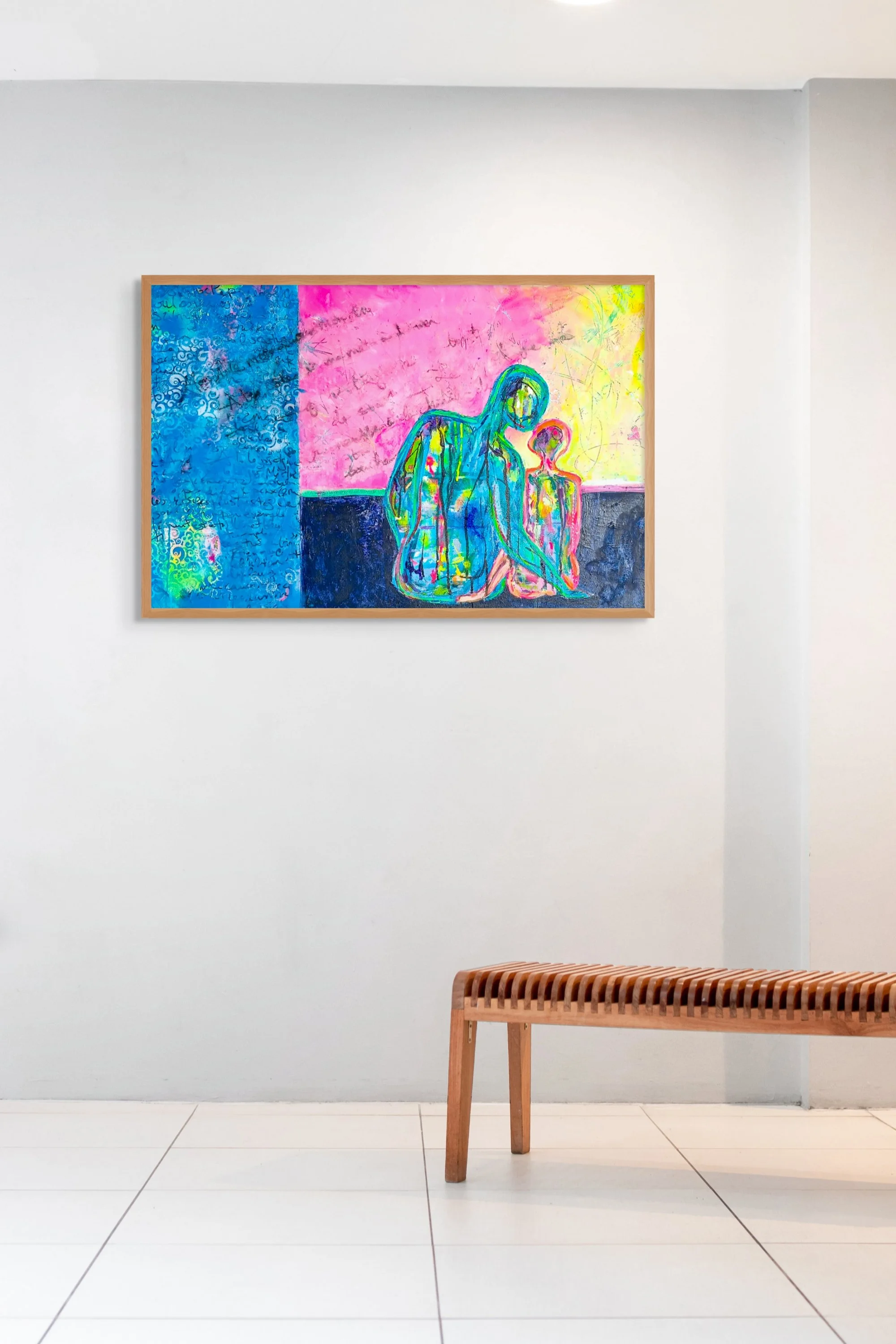 A tes côtes je me mis à danser  |  Acrylic  |  24 x 36