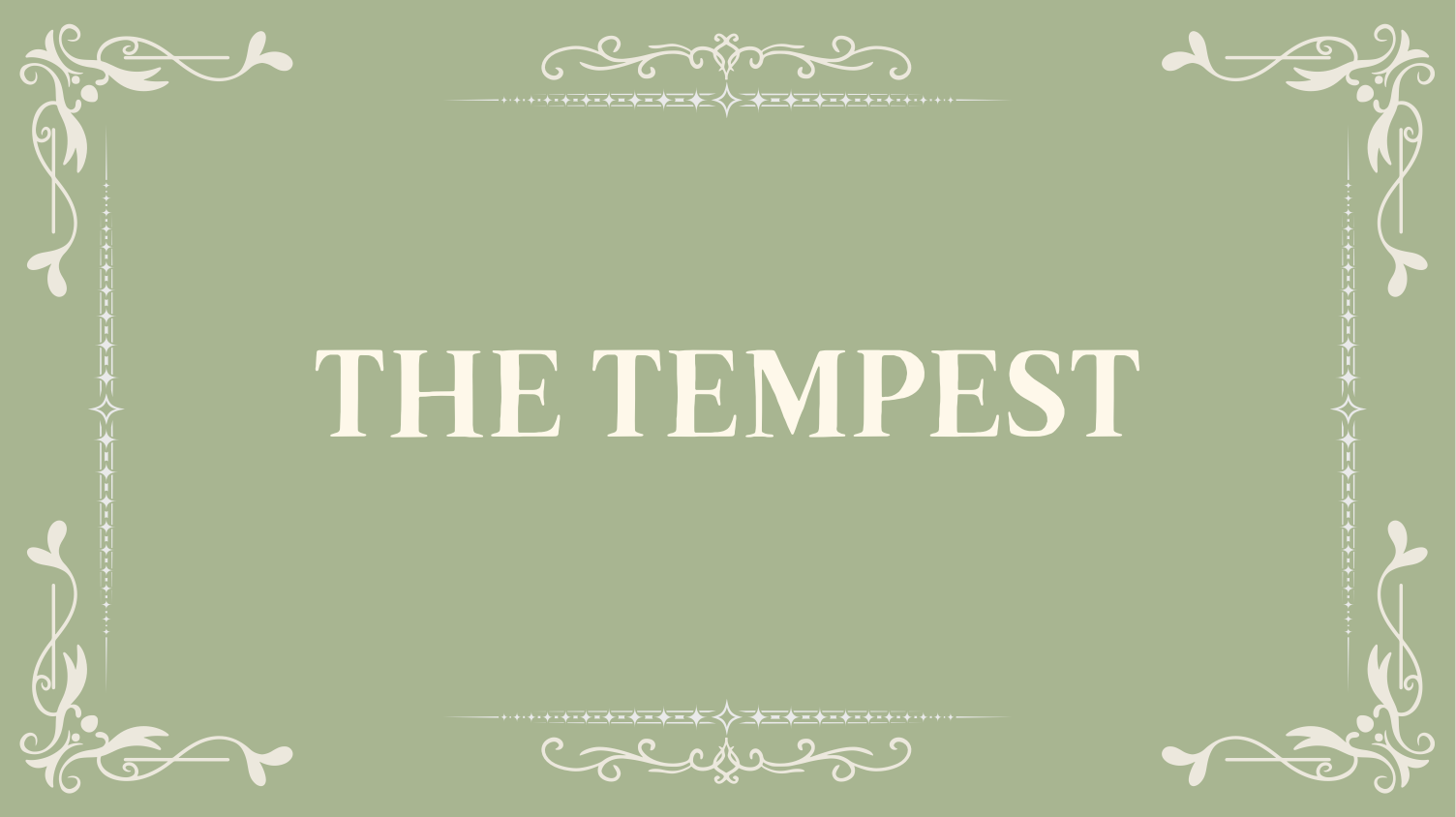 The Tempest