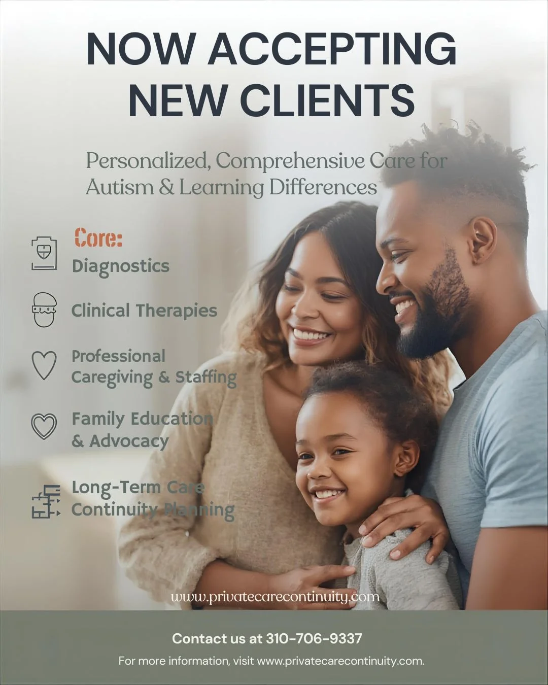 Now Accepting New Clients: Private Care &amp; Continuity Planning