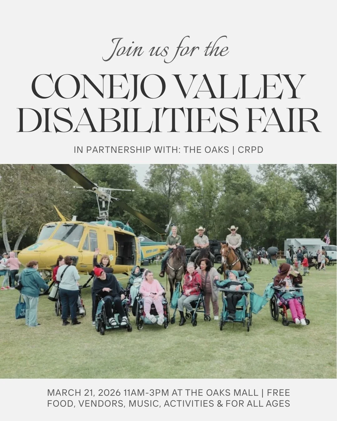 Join Us at the Conejo Valley Disabilities Fair