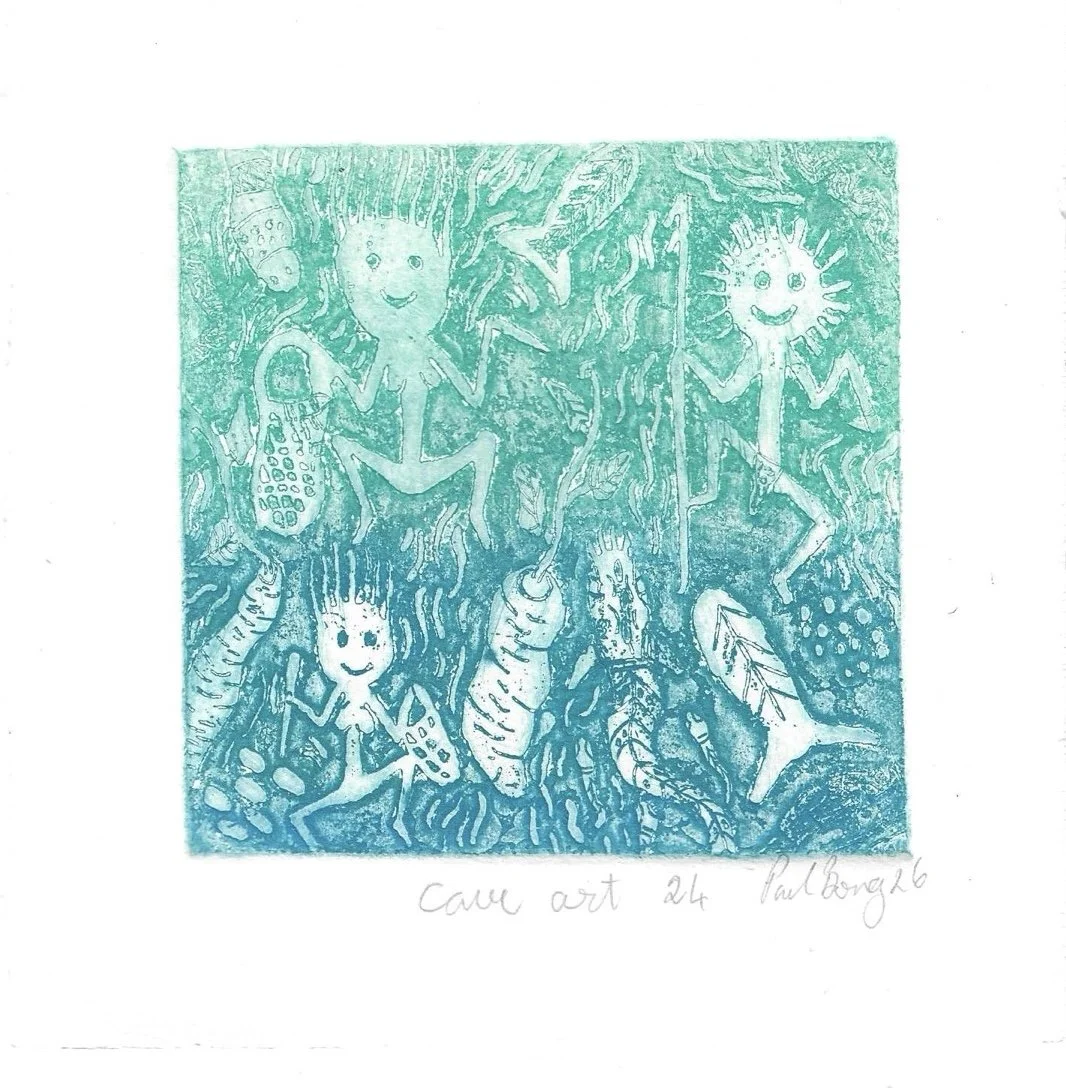 Cave Art 24 - 180x180mm