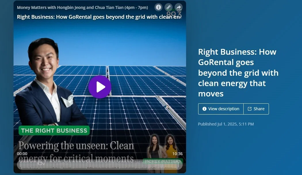 GoRentalSG goes beyond the grid