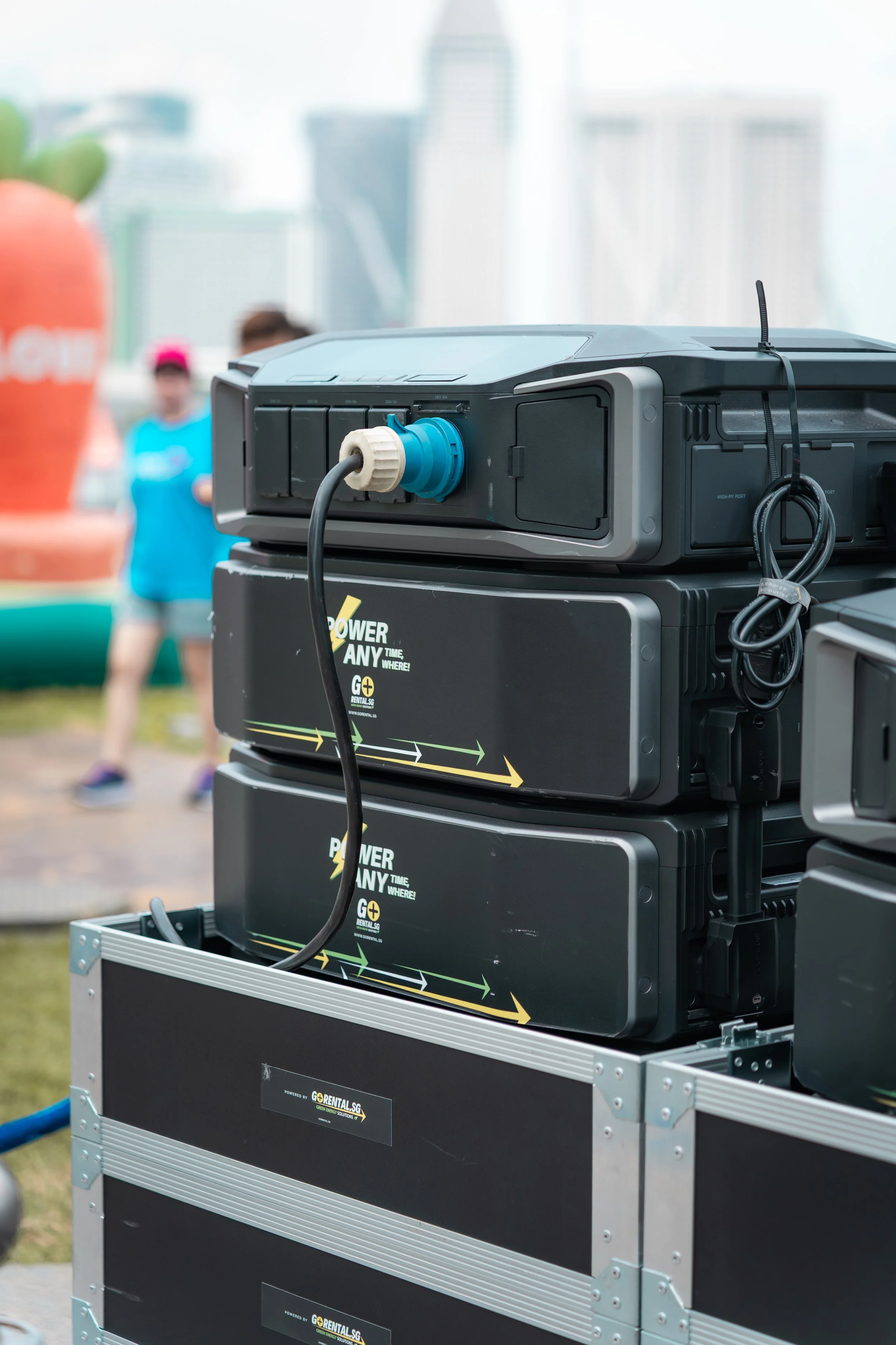 Portable generator for events