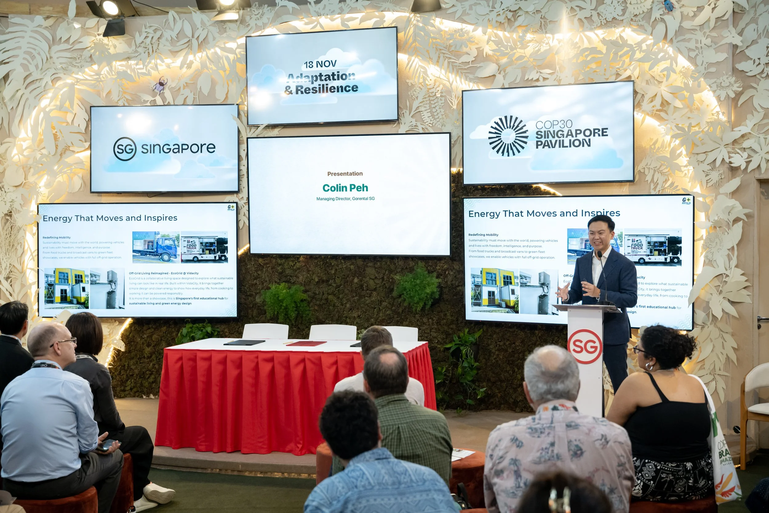 GoRentalSG presentation at COP30