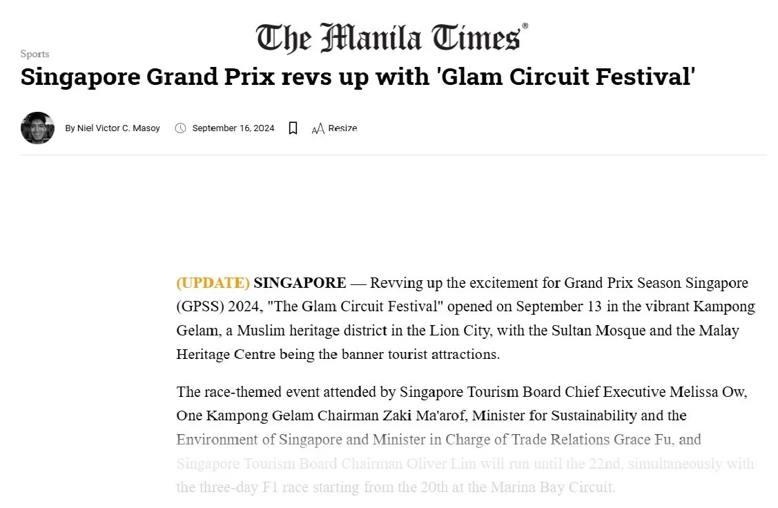 Singapore F1 revs up with GoRentalSG's clean energy solutions