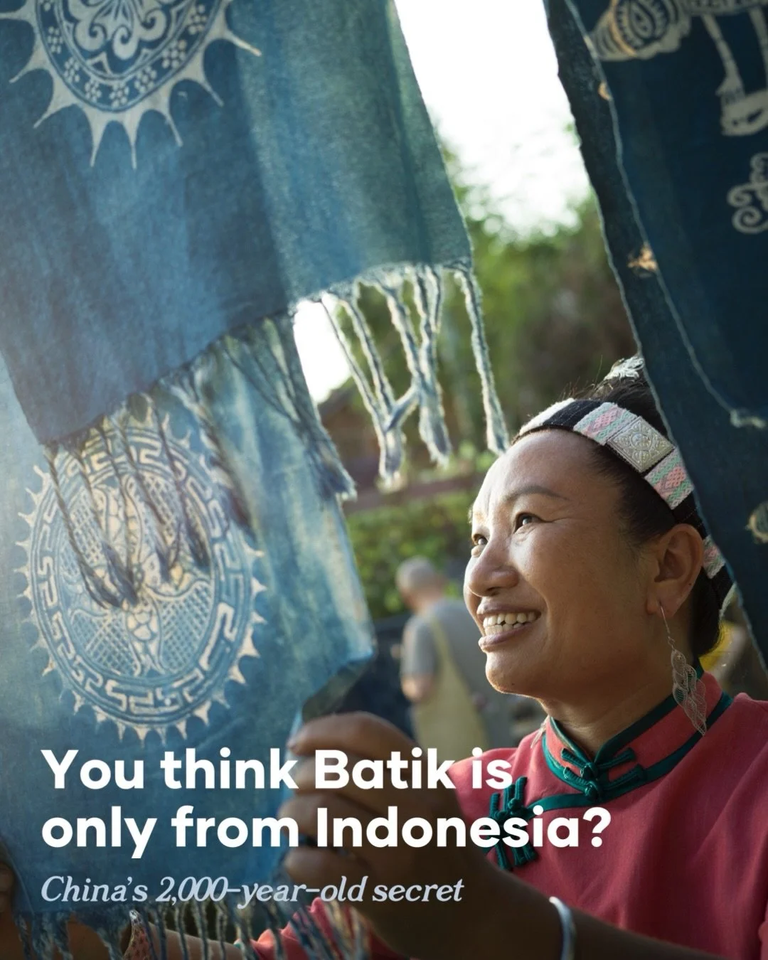 Did you know China had a Batik tradition?

When I say &ldquo;Batik,&rdquo; you probably think of Bali or Java. But deep in the mountains of Guizhou, China, there is a wax-resist tradition just as old, yet almost unknown to the world

It&rsquo;s calle