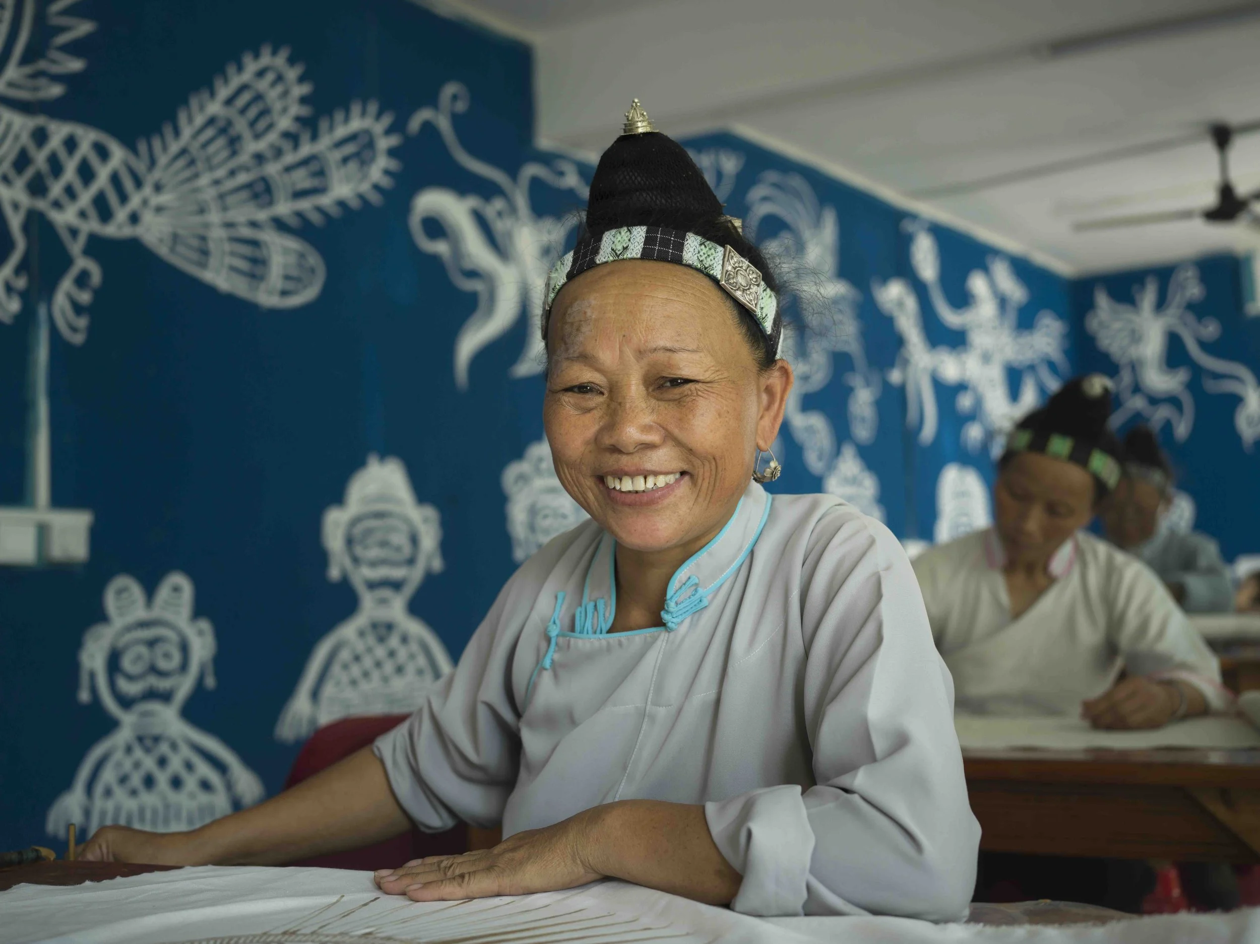 How The Miao People Write Stories On Cloth With Wax And Indigo